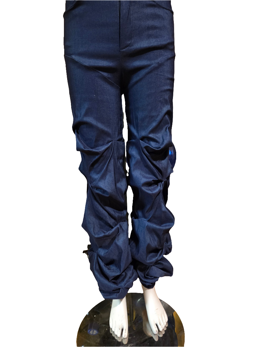 Layers of jean